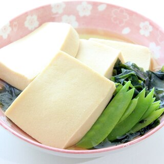 わかめと高野豆腐の含め煮